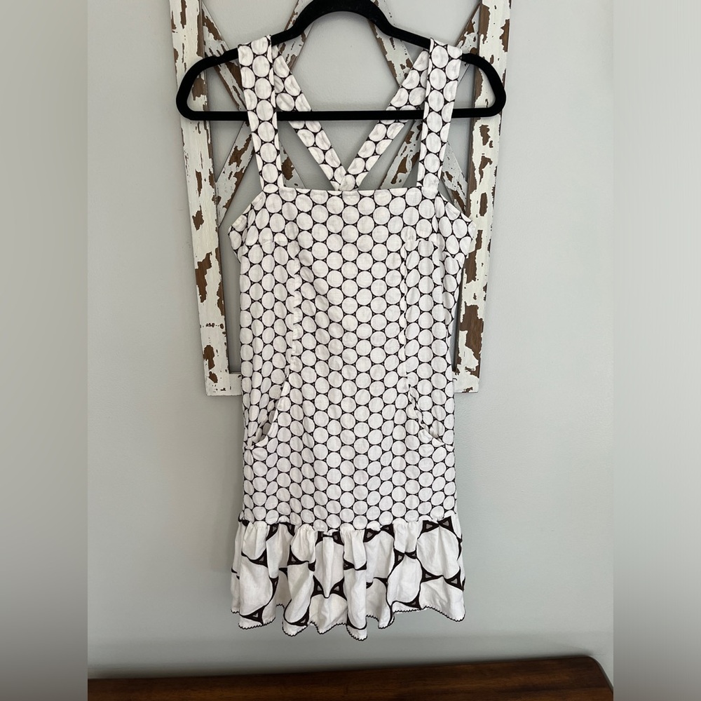 Diane Von Furstenberg‎ Linen Mini Dress Size 4